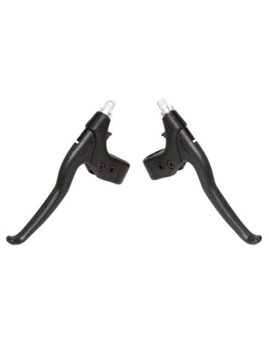 PVC Brake Lever Set 4 Finger Black.